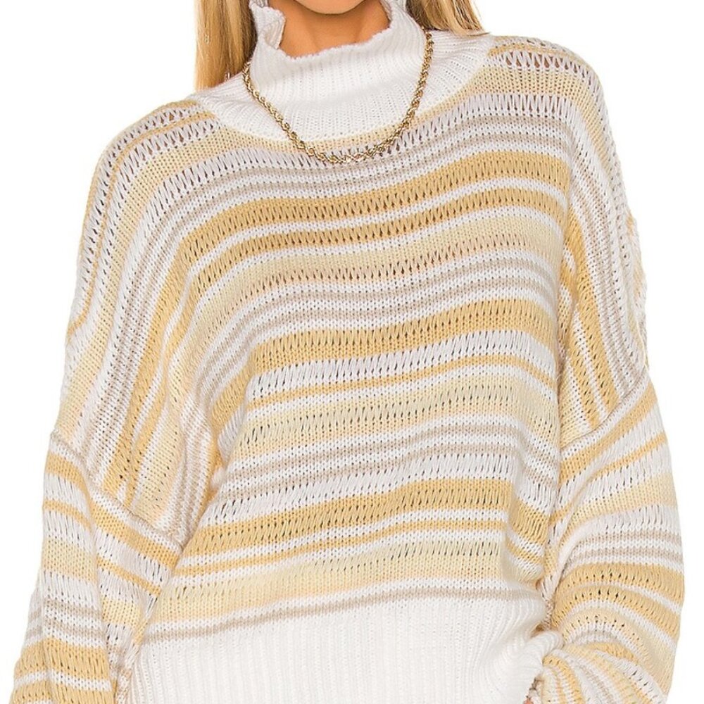 Jen's Pirate Booty Ski Striped Sweater, Medium / Large